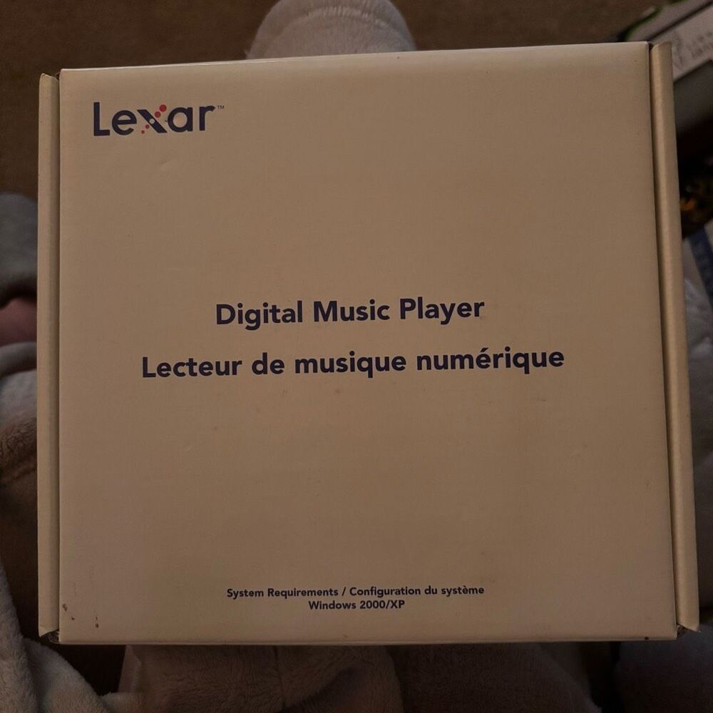 Vintage Lexar Digital Music Player 256MB - New in Box (NIB) with Accessories